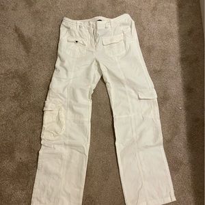 white kim brandy melville cargo pants